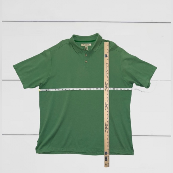 Tommy Bahama Green Short Sleeve Polo Shirt | Pima Cotton Blend | Men's Size XXL - Picture 7 of 12